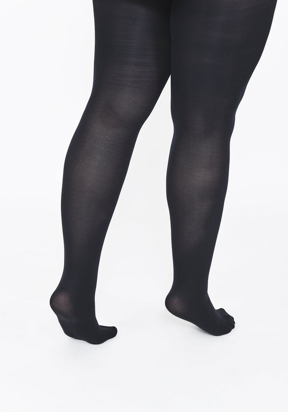 Plus Size Deep Navy 40 Denier Tights