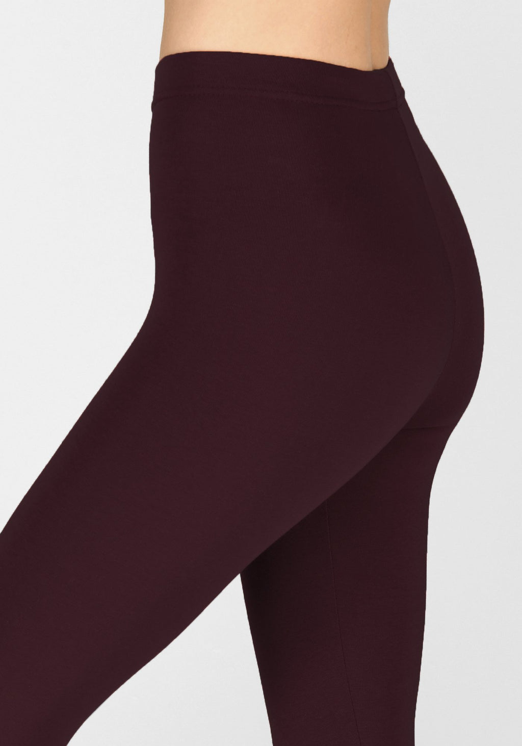 Classic Burgundy Leggings
