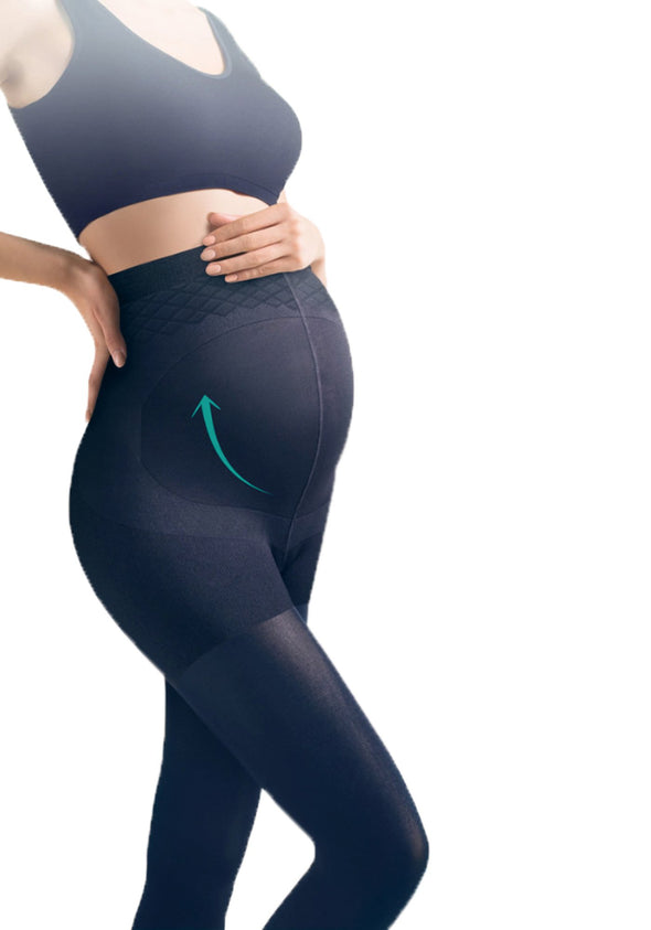 Navy Maternity Tights 40 Denier
