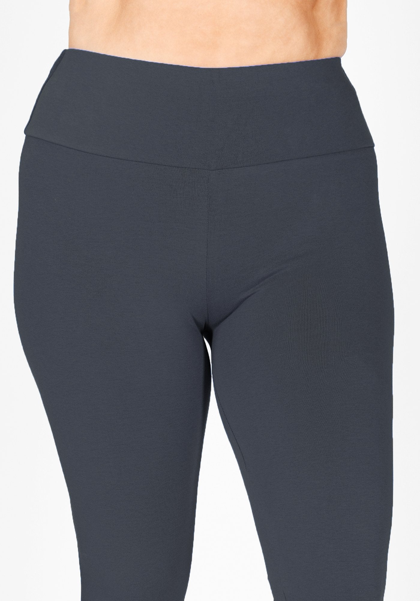 Plus Size Odyssey Grey High Waisted Leggings