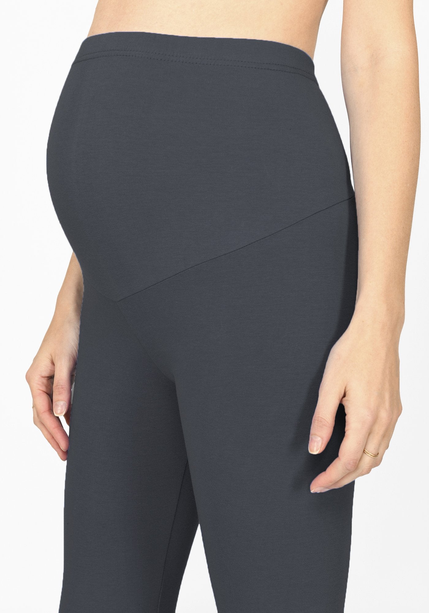 Odyssey Grey Full Length Maternity Leggings