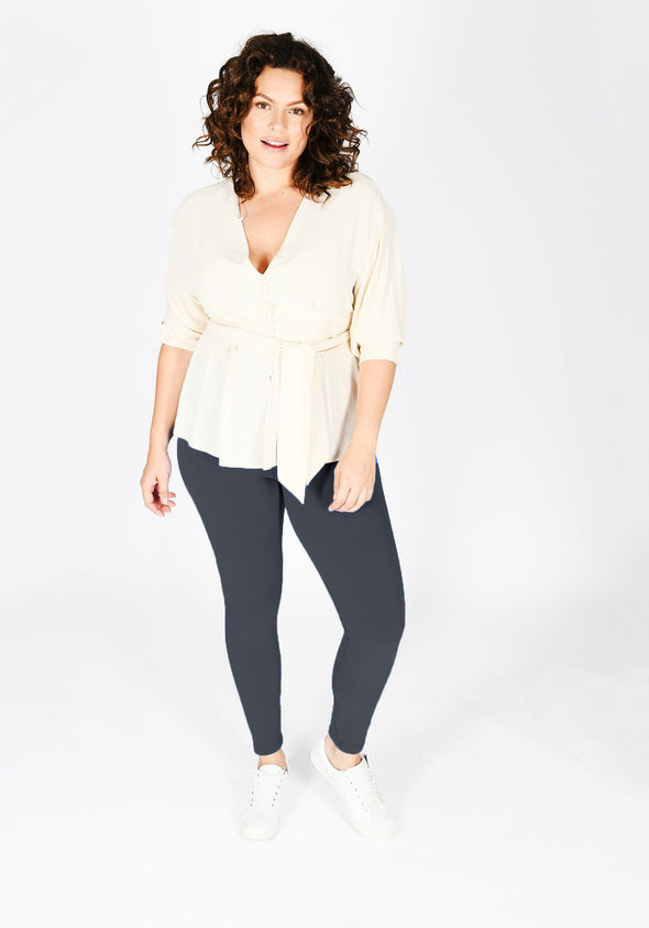 Classic Plus Size Odyssey Grey Leggings