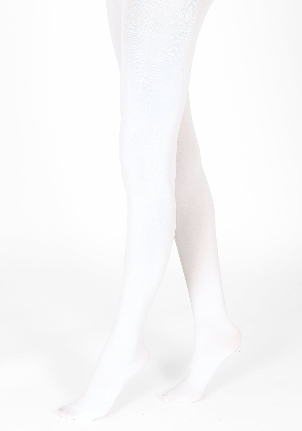 white tights 100 denier 1