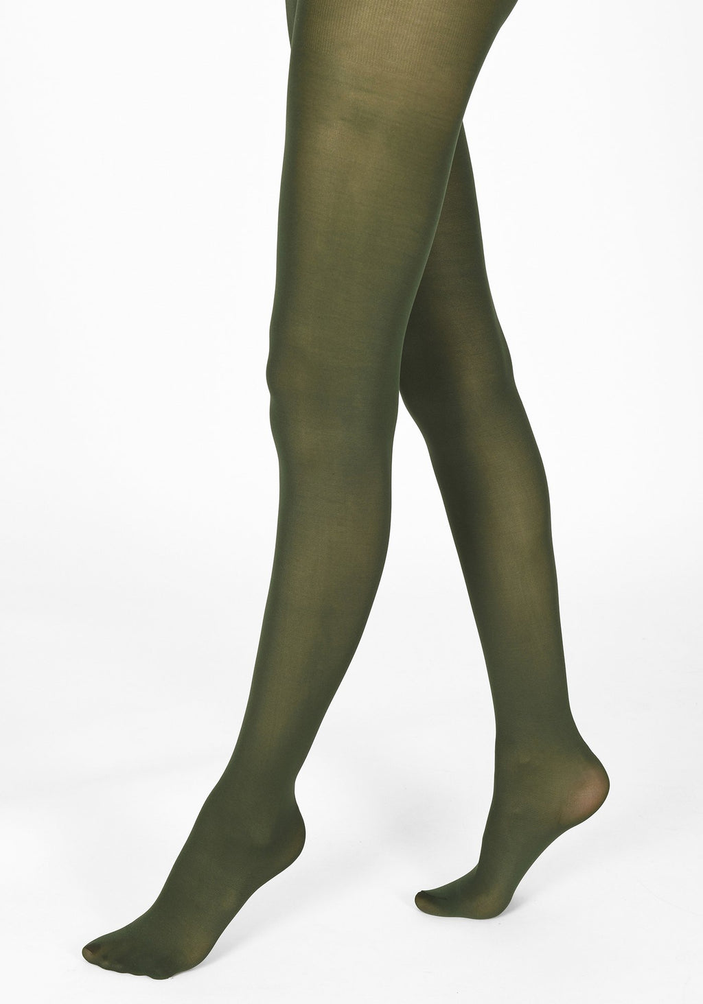 bottle green tights 40 denier 1