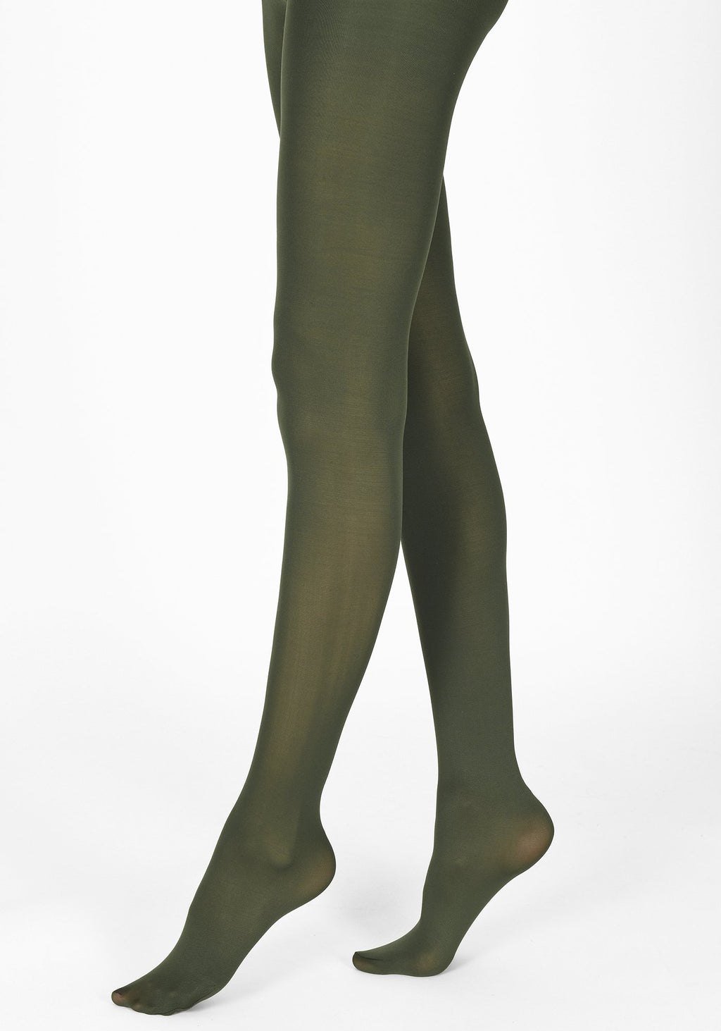 bottle green tights 60 denier 1