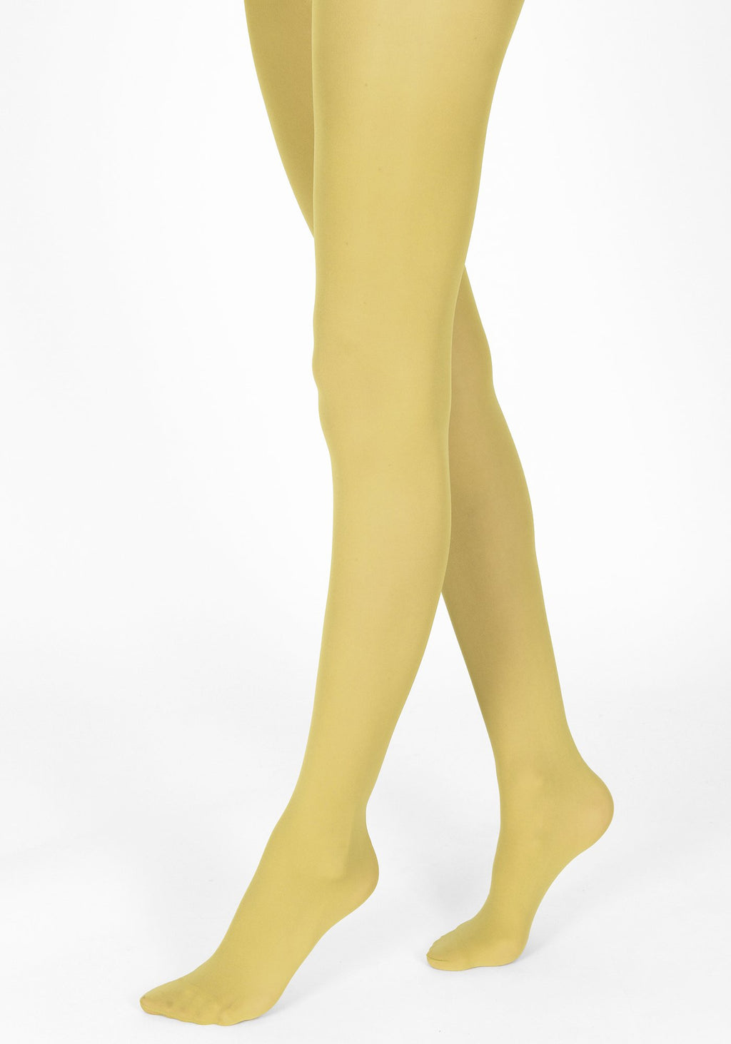 mustard tights 40 denier 1