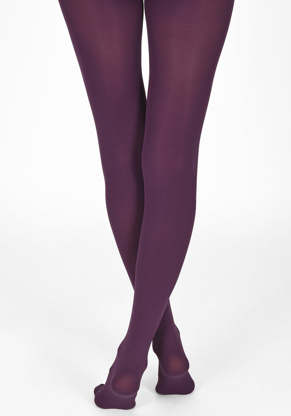acai purple tights 100 denier 1