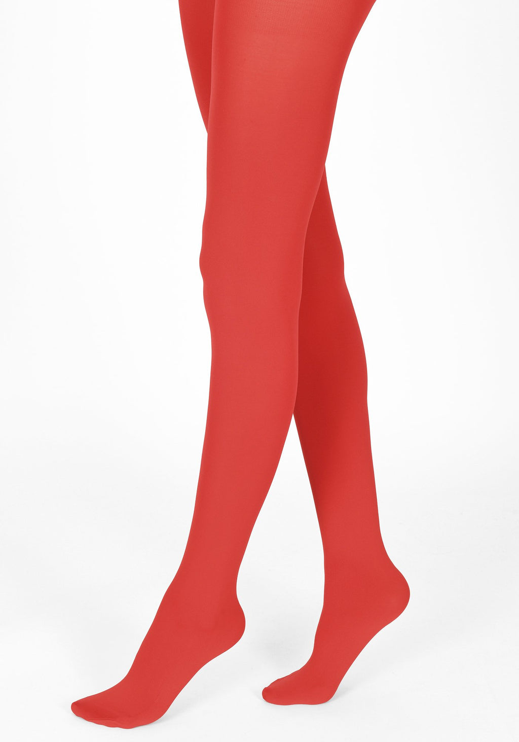 poppy red tights 100 denier 1