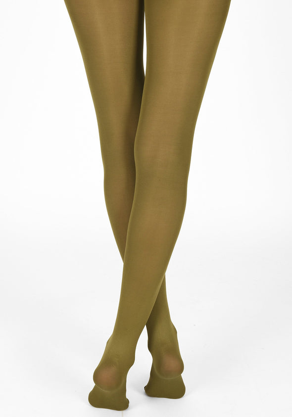 olive green tights 60 denier 1