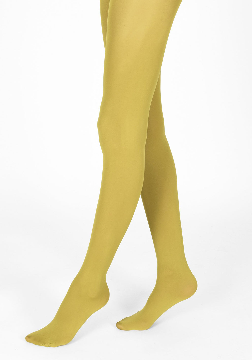 mustard tights 60 denier 1