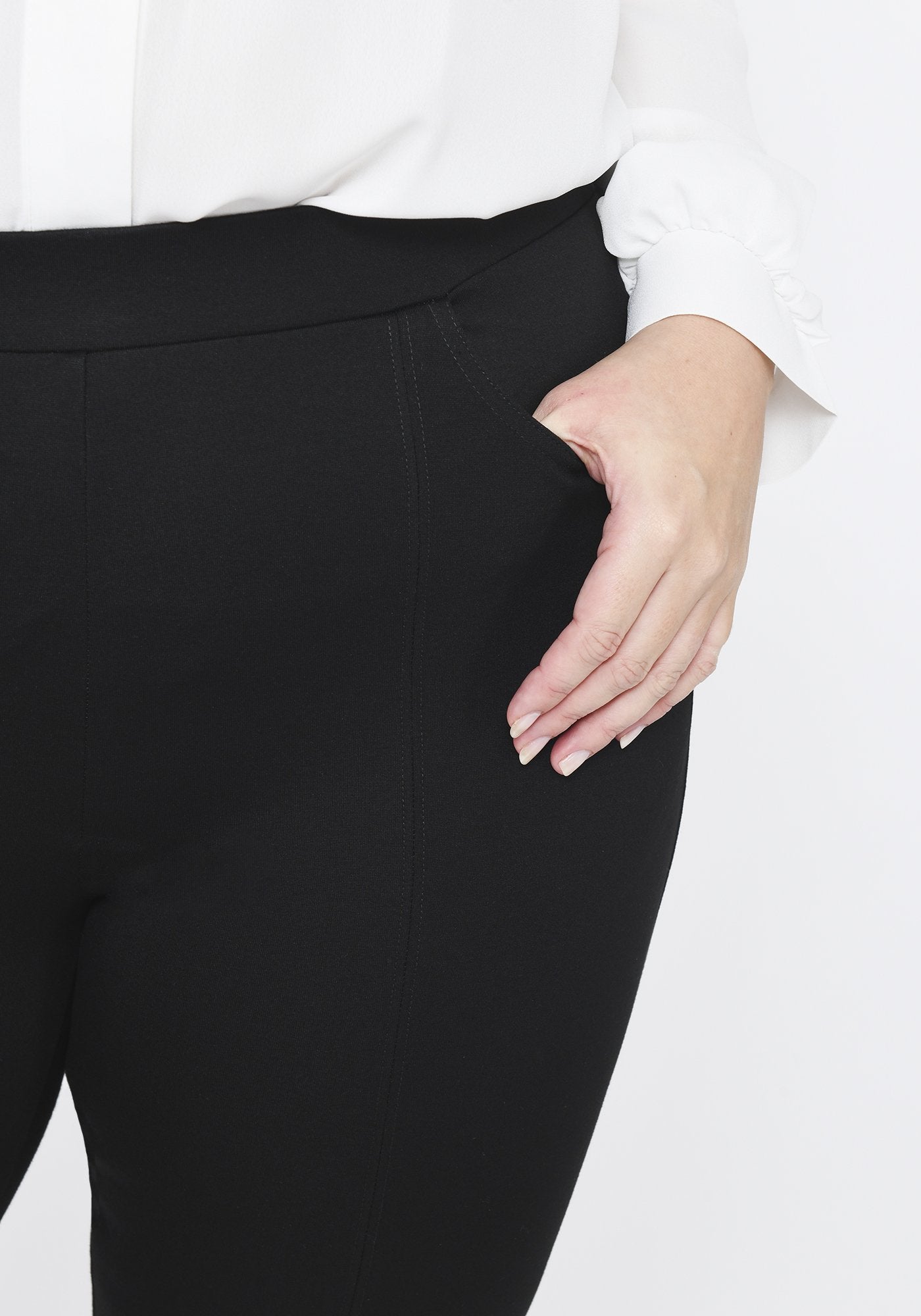 Plus Size Black Treggings