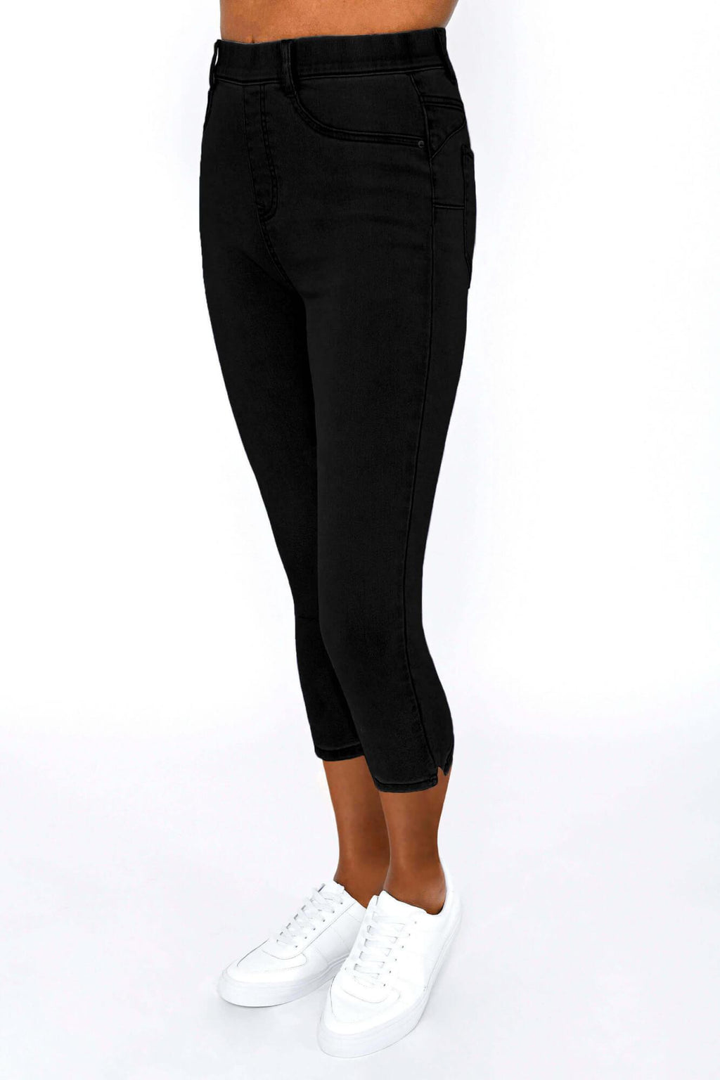 Black Cropped Jeggings