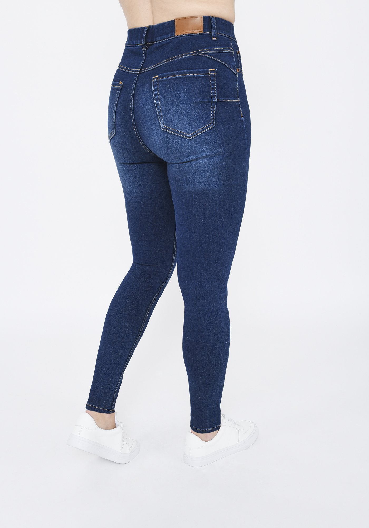 Dark Blue Full Length Jeggings