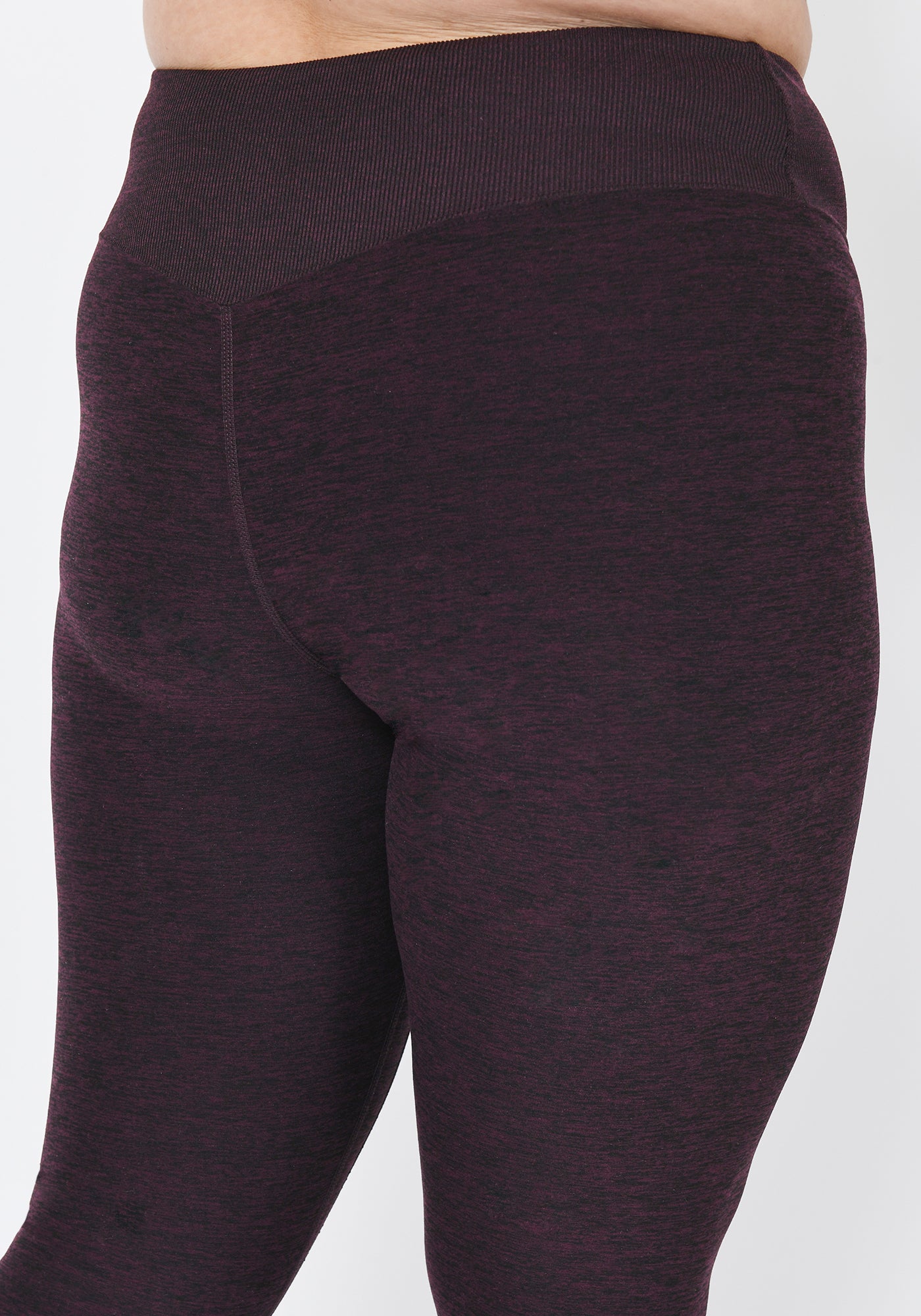 Winter Berry Marl Plus Size Lounge Leggings