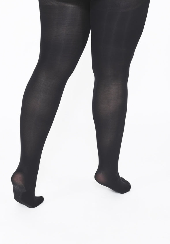 Plus Size Black 40 Denier Tights