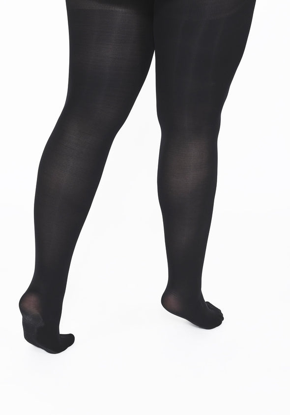 Plus Size Black 60 Denier Tights