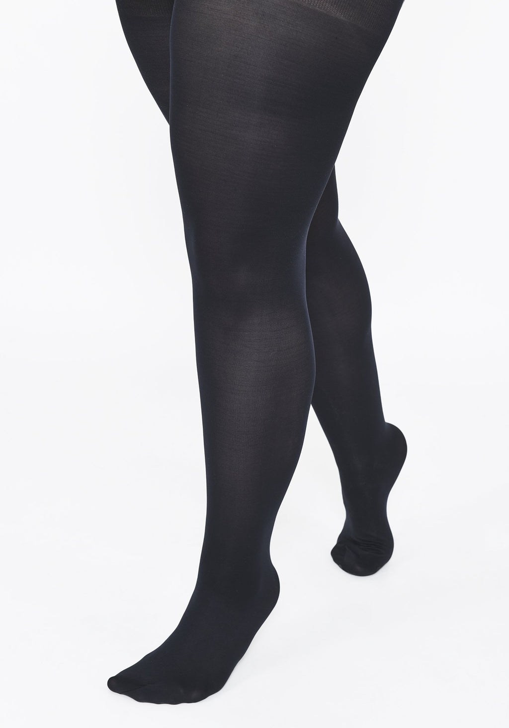 Plus Size Deep Navy 40 Denier Tights