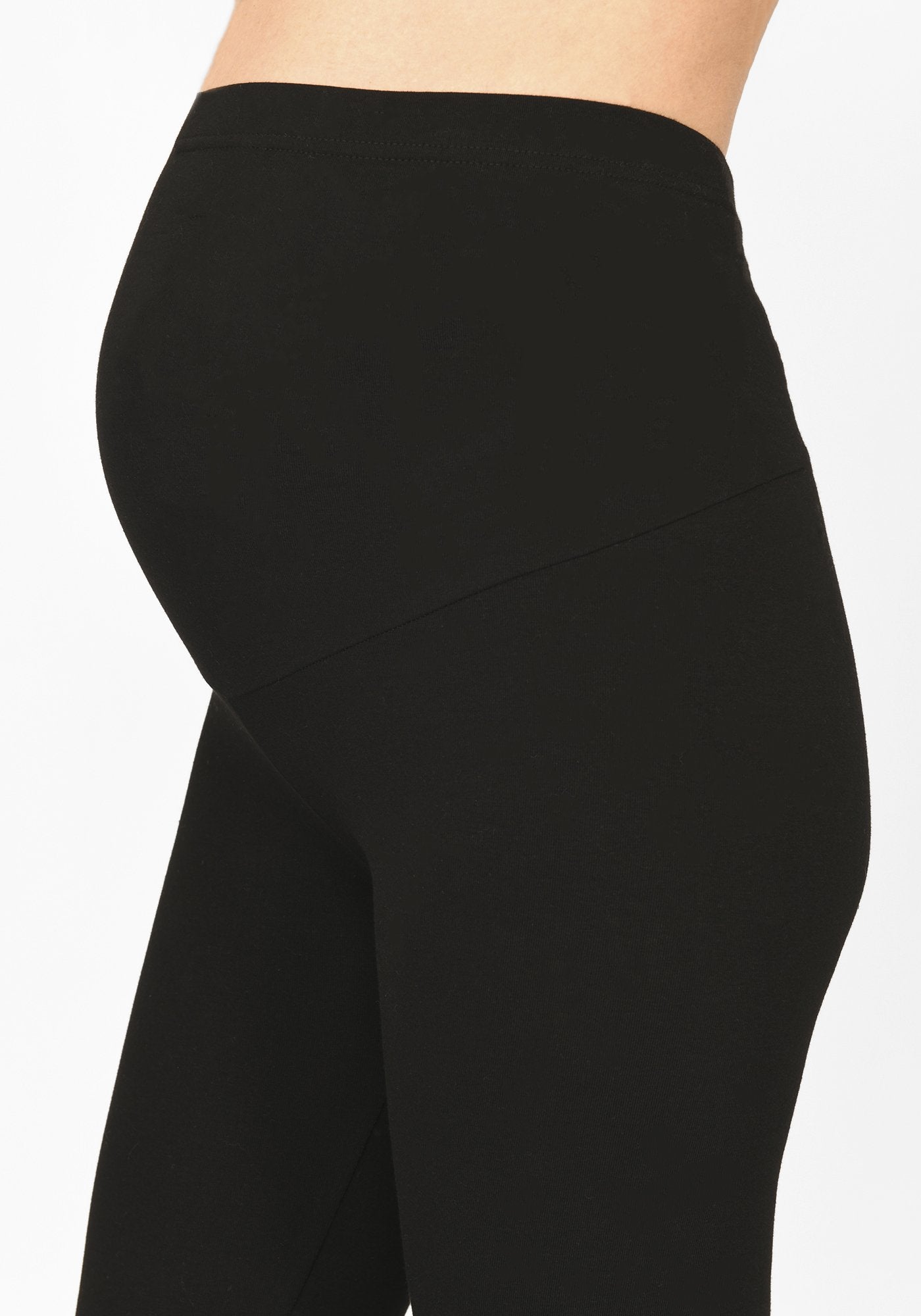 Black Full Length Maternity Leggings