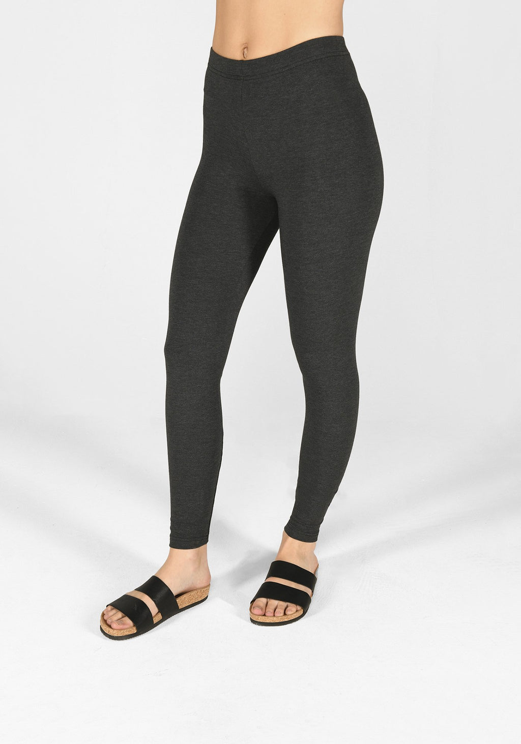 dark grey marl classic leggings 1