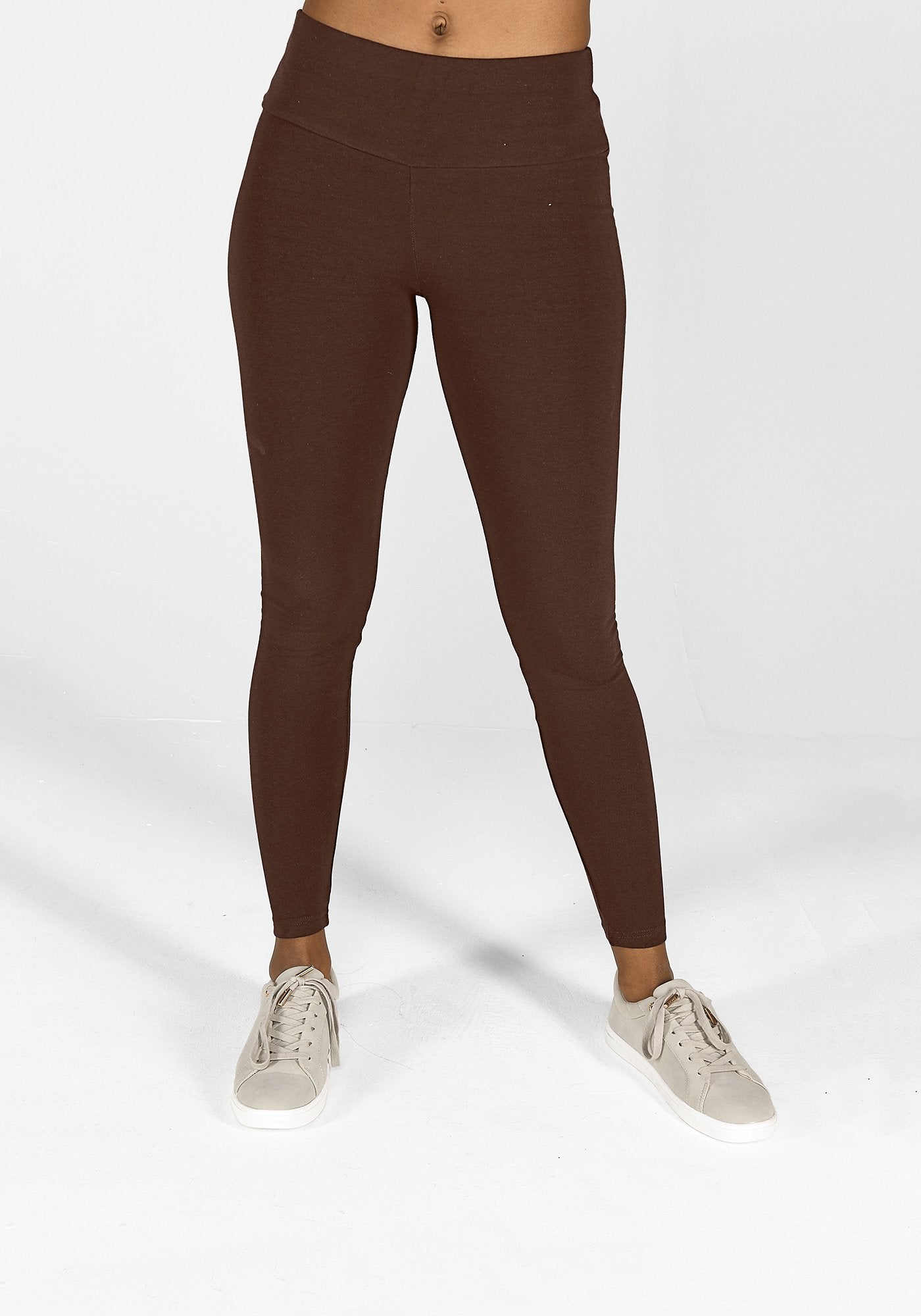 Chocolate Brown High Waisted Leggings
