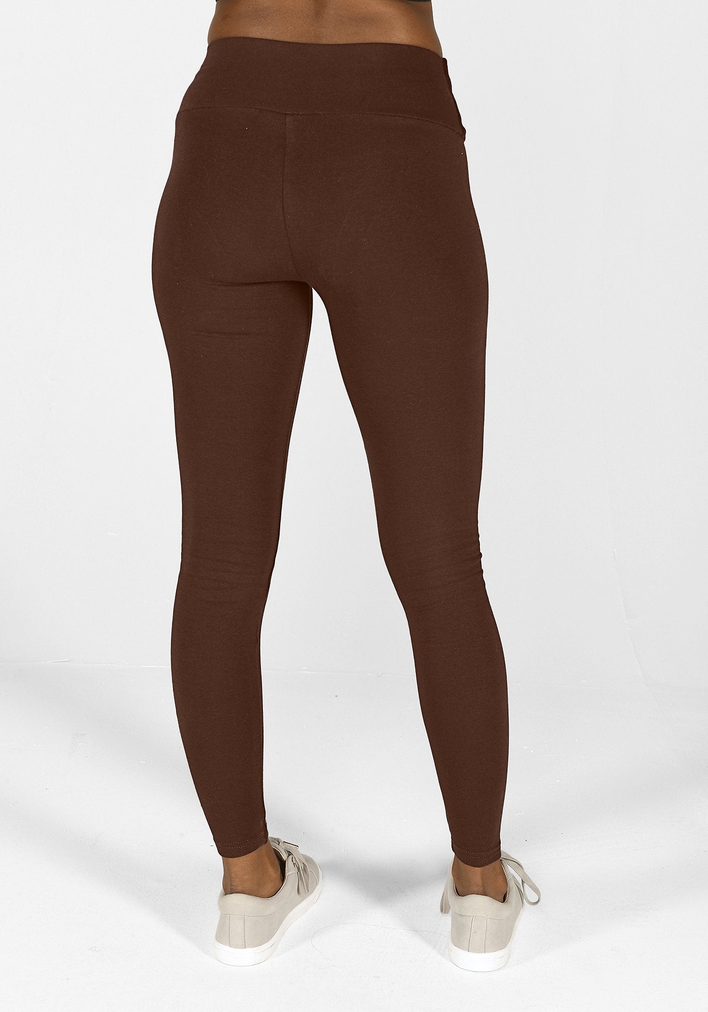 Chocolate Brown High Waisted Leggings