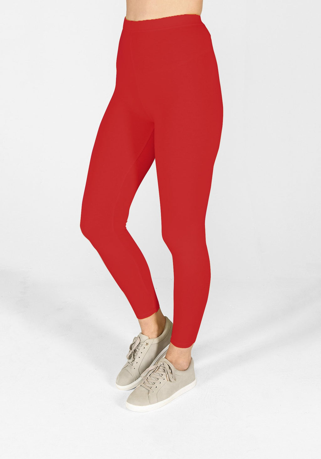 poppy red classic leggings 1