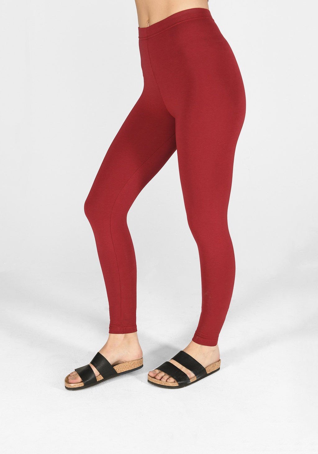 red wine classic everyday leggings 1