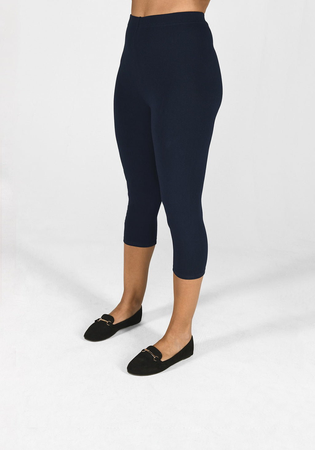 navy blue cropped leggings 1