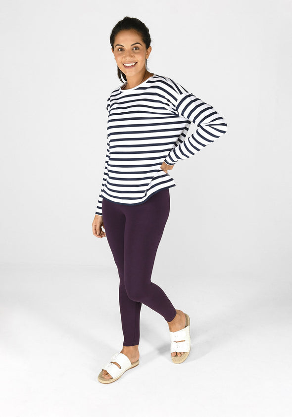 acai purple classic leggings 1