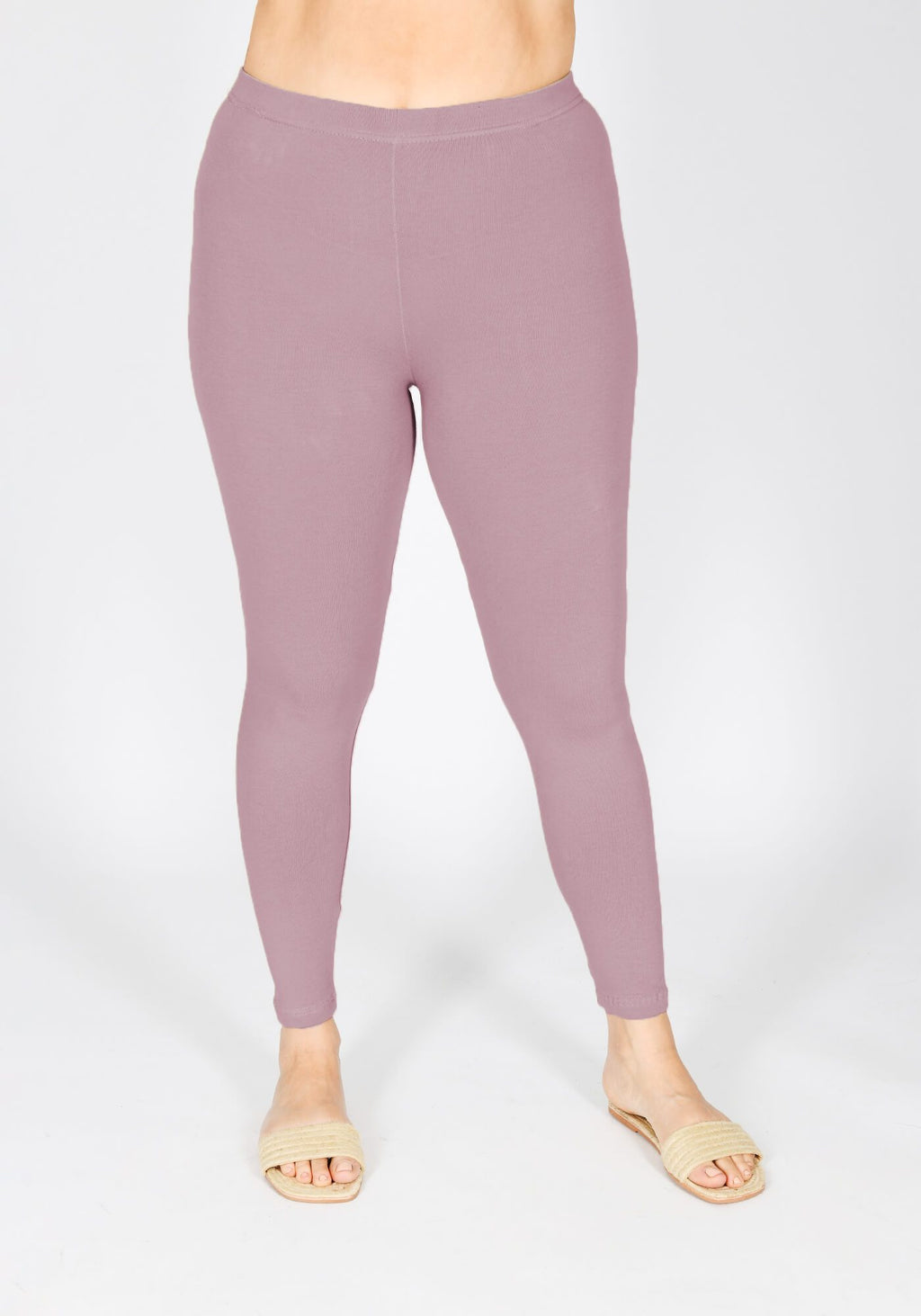 Classic Plus Size Elderberry Purple Leggings