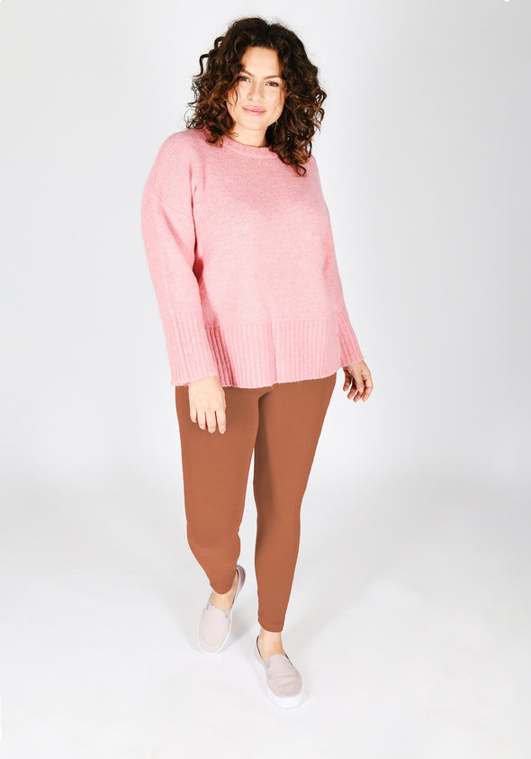 Classic Plus Size Mocha Brown Leggings