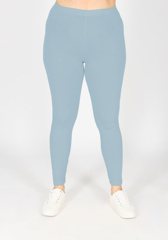 Classic Plus Size Powder Blue Leggings