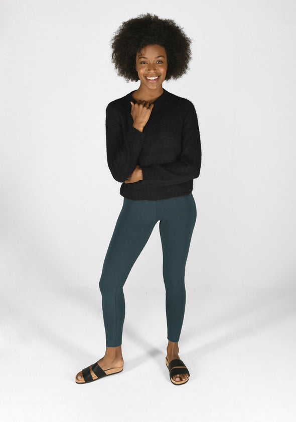 Classic Petrol Blue Leggings